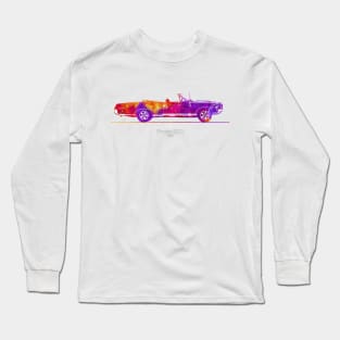 Pontiac GTO convertible 1967 - Colorful Watercolor Long Sleeve T-Shirt